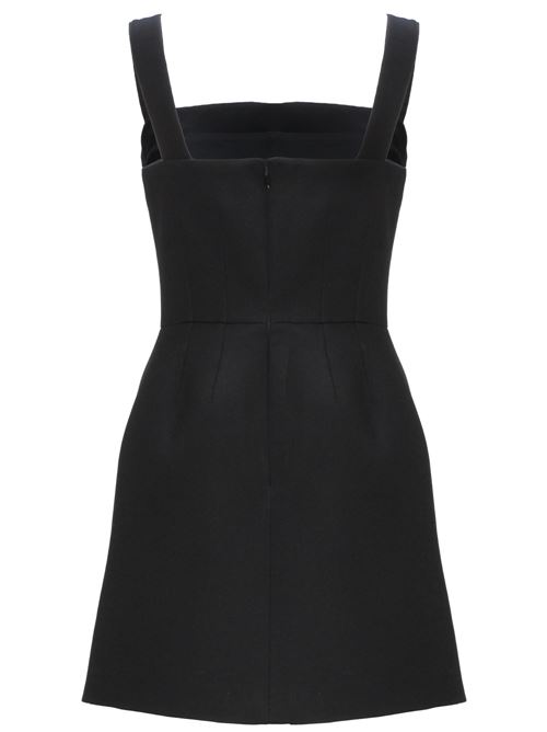 Women's Military Minidress in Black. Alexander McQueen | 775528QJAD81000